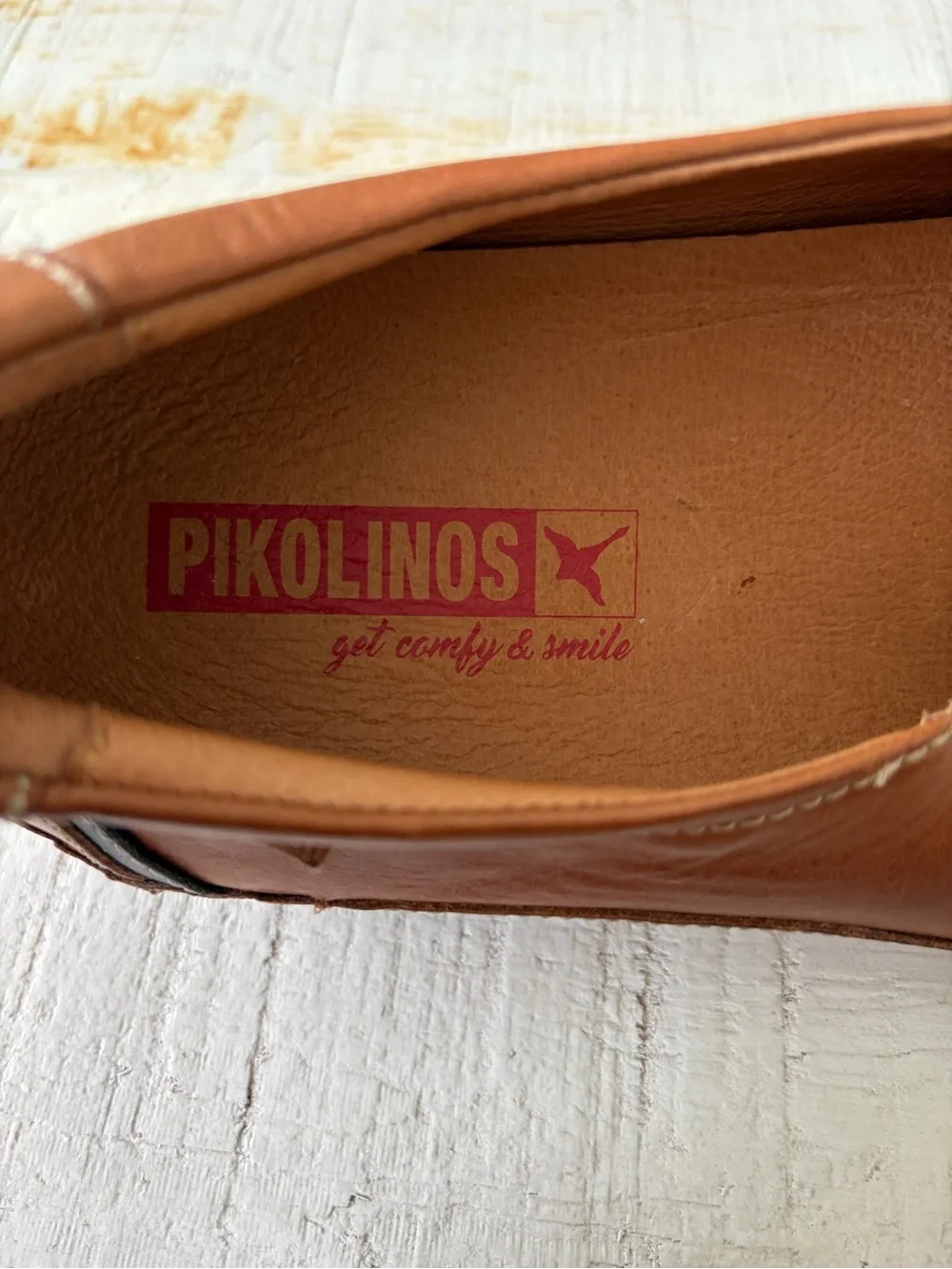 Pikolinos Puerto Rico Men's Brown Leather Loafer EU size 46 US size 12 Moccasin